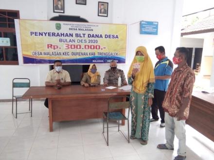 PENYALURAN BLT DD TAHAB III BULAN DESEMBER