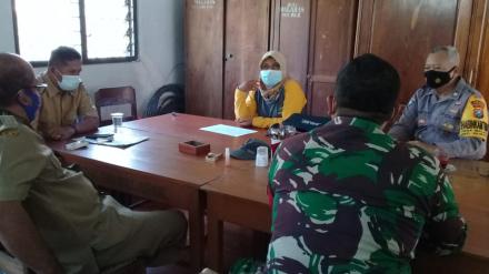 RAPAT KOORDINASI SATGAS DESA  BERSAMA 3 PILAR DESA MALASAN