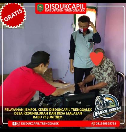 JEMPUT BOLA DUKCAPIL DI DESA MALASAN